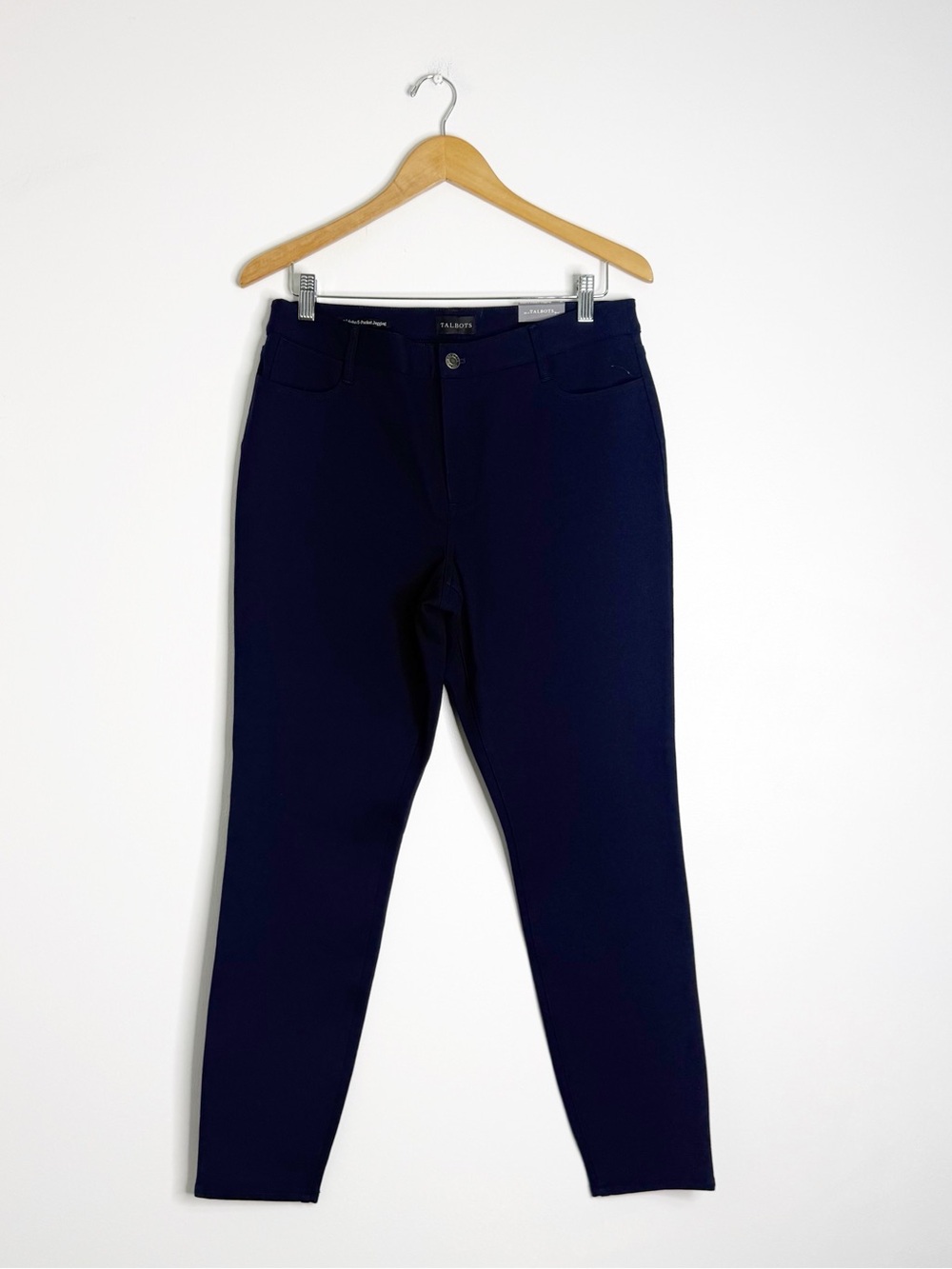 Talbots Soho 5-Pocket Jegging Size 10 NWT Navy High Rise Skinny Ankle
